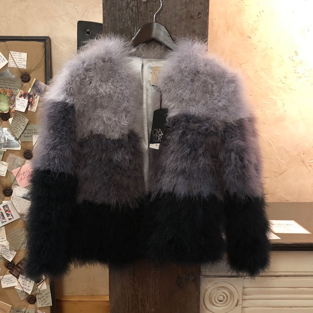 Chaser - Ombré Faux Fur Jacket